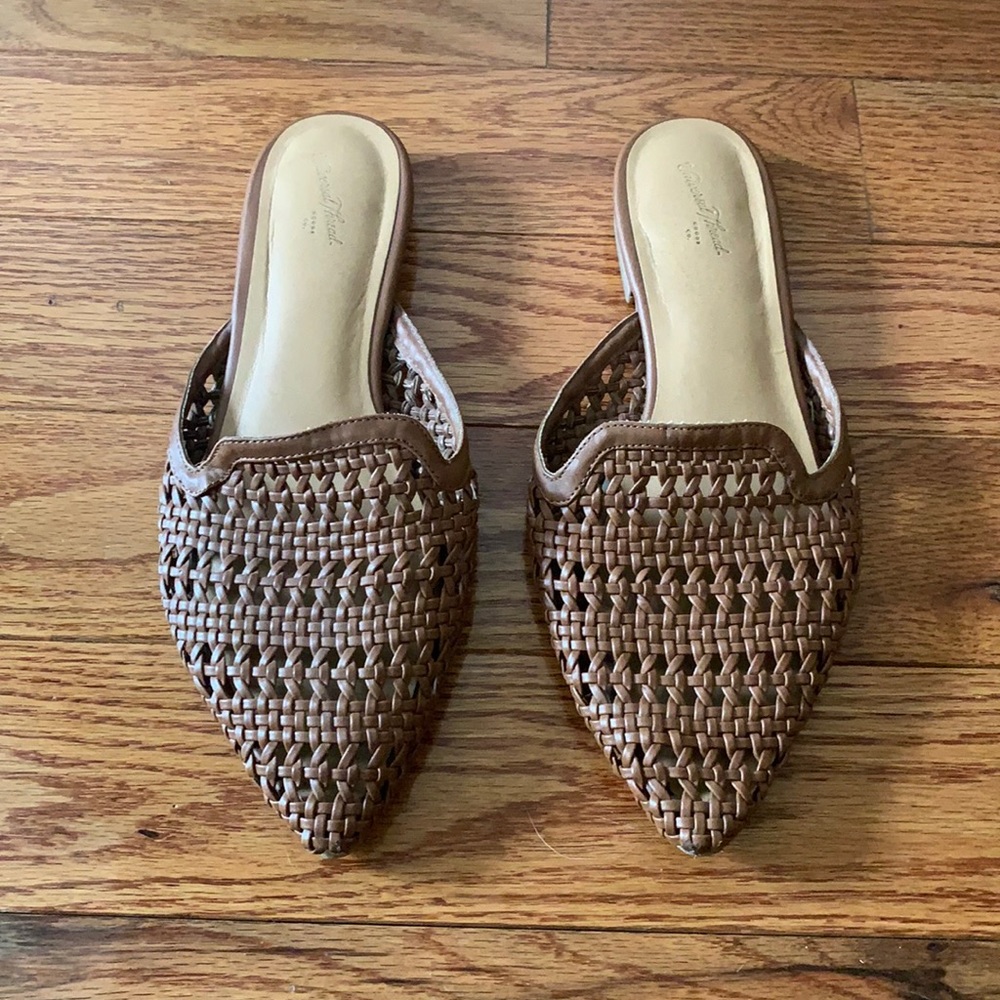 Woven Mule Slides